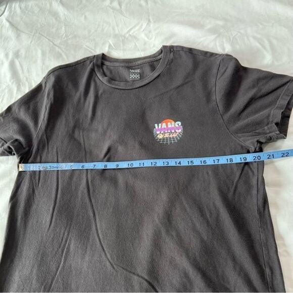 Vans Kid's XL Graphic T-Shirt Retro Style Black Short Sleeve Tee - Picture 8 of 8